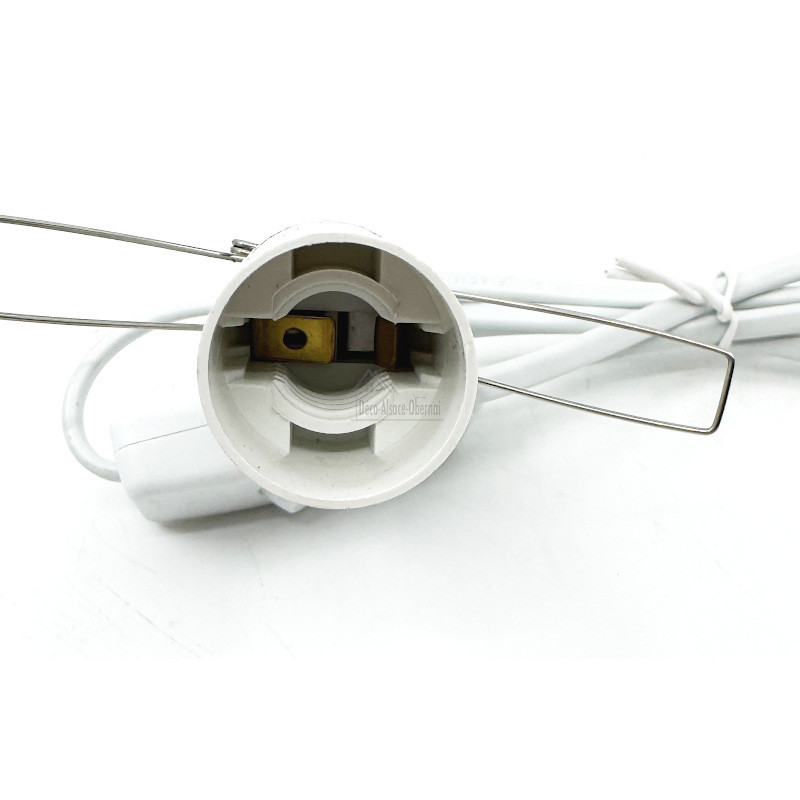 Wiring with switch for salt lamp