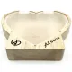 Tirelire Coeur en Bois gravé Bretzel Alsace