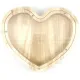 Tirelire forme Coeur en Bois Naturel