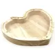Tirelire forme Coeur en Bois Naturel