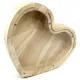 Tirelire forme Coeur en Bois Naturel