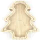 Tirelire forme Sapin en Bois Naturel