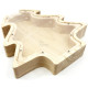 Spardose in Tannenform aus Naturholz