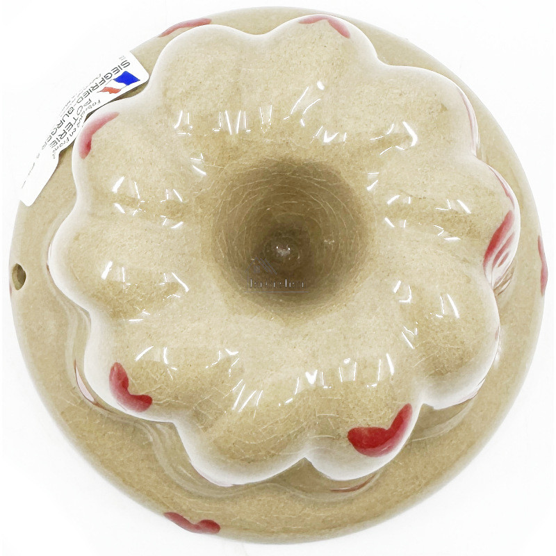 Soufflenheimer Gugelhupf-Form Taupe Herz 12 cm