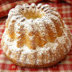 Moule à Kougelhopf de Soufflenheim Taupe décor Coeur Rouge