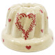 Soufflenheim Kougelhopf Mould Taupe Heart 14 cm