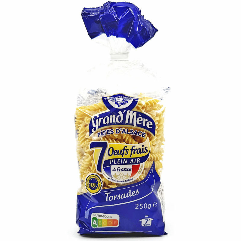 Top quality durum wheat semolina Twisted Noodles