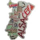 Adhesive Sticker Auto Premium Auto wine road of Alsace