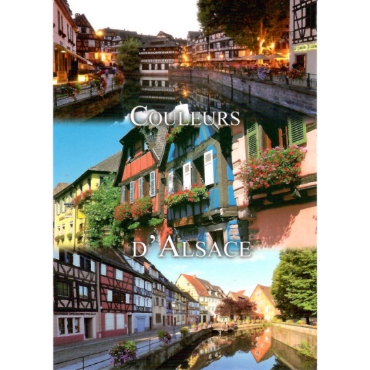 Carte Postale les Couleurs de l'Alsace