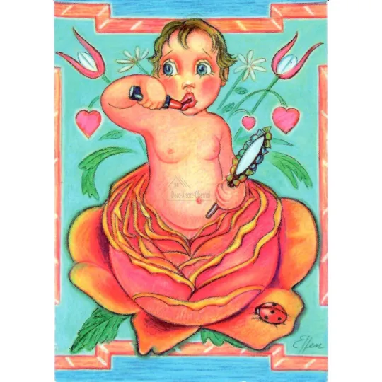 Carte Postale Naissance de Liesel