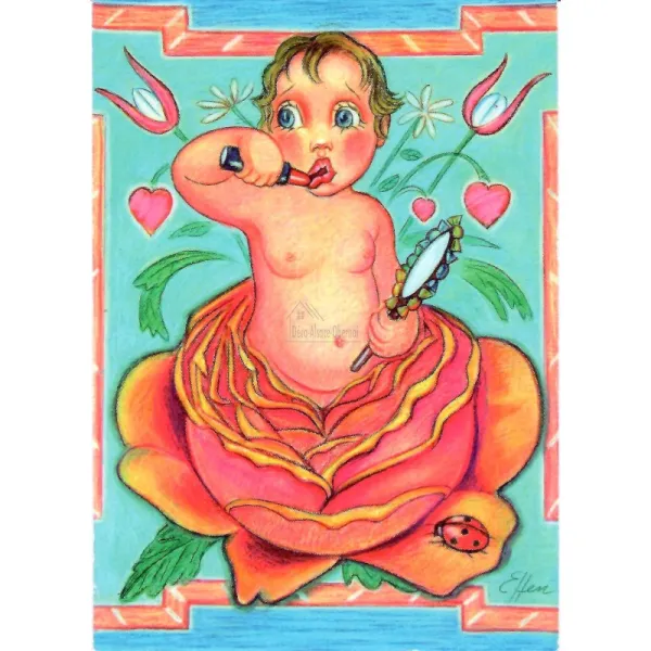 Carte Postale Naissance de Liesel