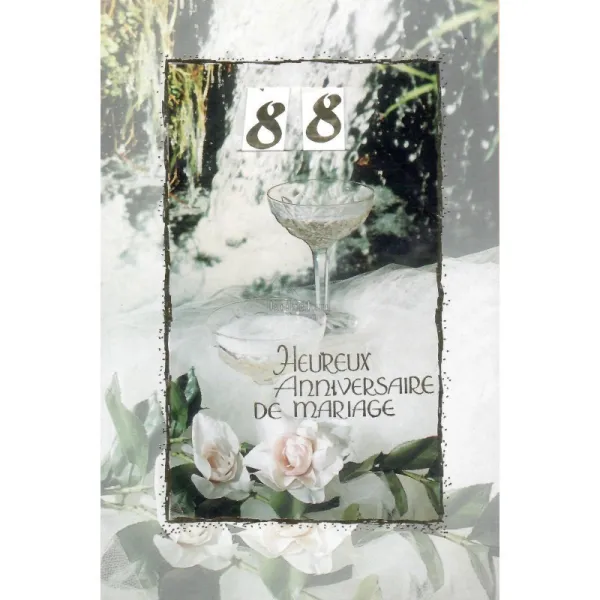 Carte Heureux Anniversaire de Mariage