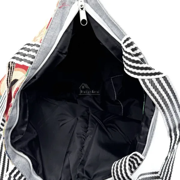 Large Owl Canvas Shoulder Bag