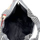 Grand Sac à Bandoulière motif Chouette Hibou en Toile