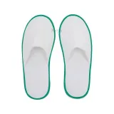 Chausson vert salle de bain en éponge absorbante