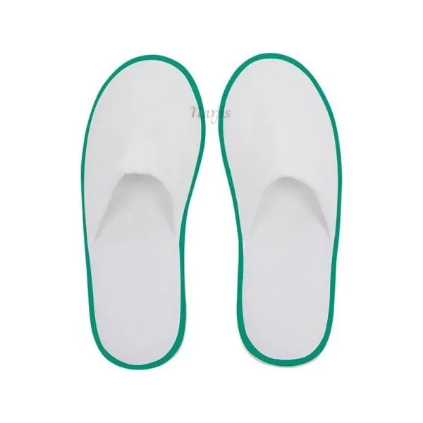 Green absorbent sponge bathroom slipper