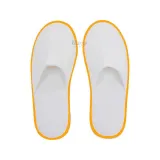 Chausson orange salle de bain en éponge absorbante