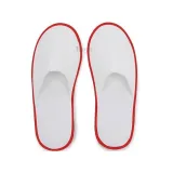 Chausson bordeaux salle de bain en éponge absorbante