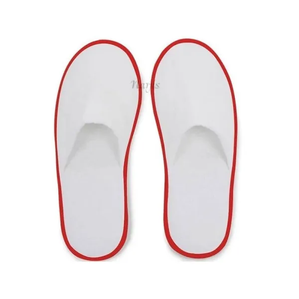 Burgundy absorbent sponge bathroom slipper