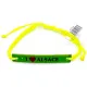 Bracelet Fantaisie Jaune Fluo en Cuir Coulissant | Inspiration Alsace