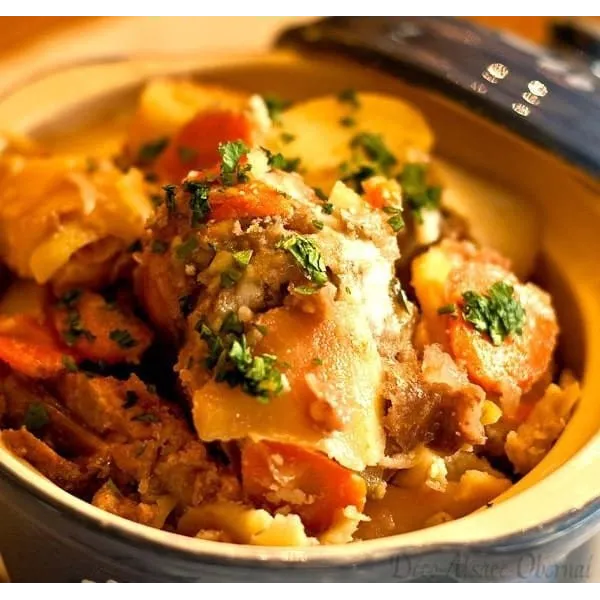 Alsatian Baeckeoffe with 3 meats 750 gr