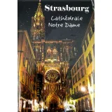 Dekorative Magnet Kathedrale Notre-Dame in Straßburg