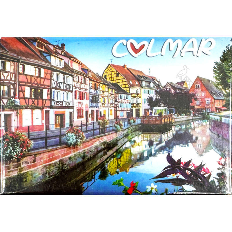 Decorative Magnet La Petite Venise Touristique in Colmar