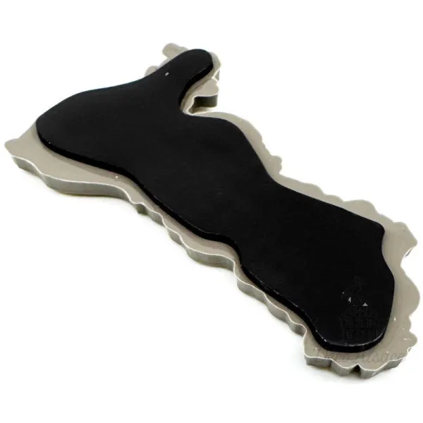 Magnet Décoratif souple Village du Bas Rhin et Cigogne Alsace