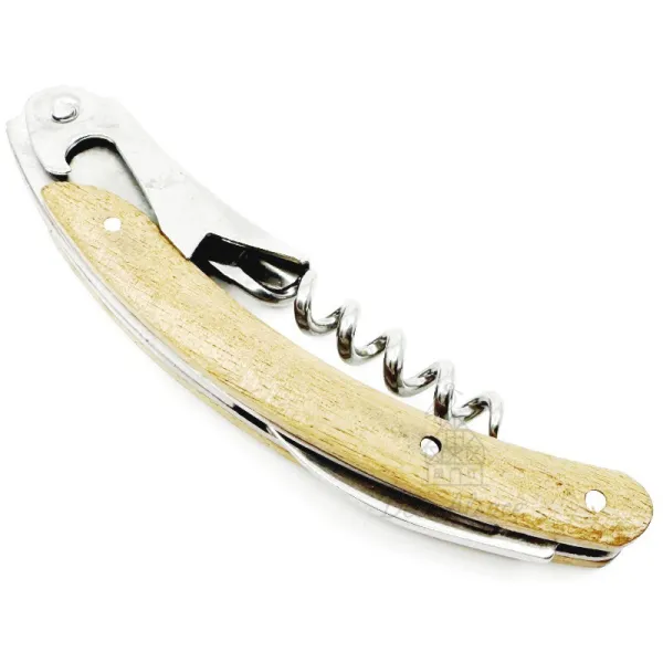 3-in-1 Waiter’s Corkscrew in Acacia Wood and Stainless Steel