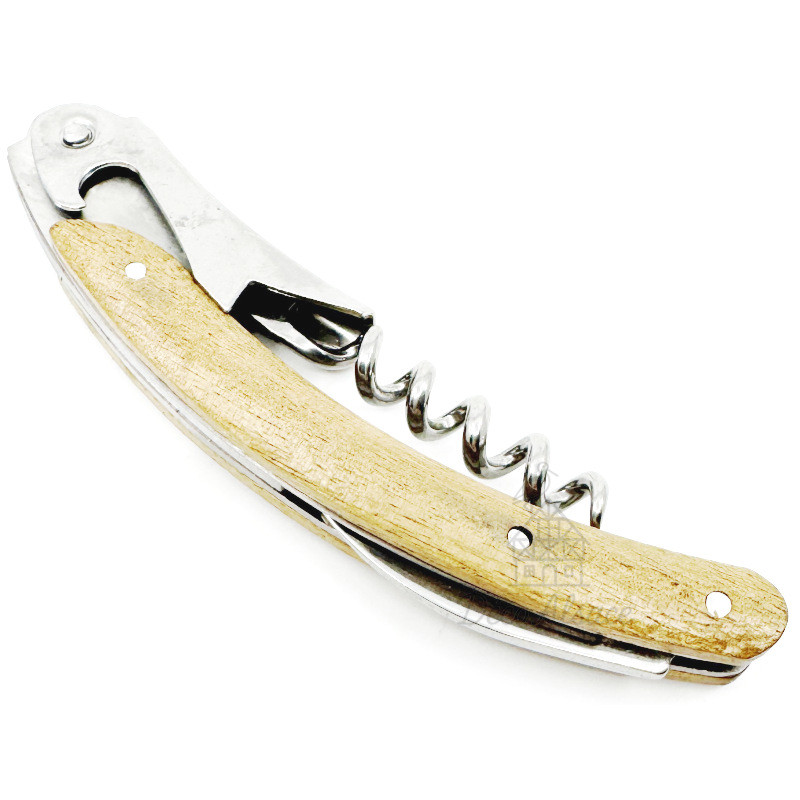 3-in-1 Waiter’s Corkscrew in Acacia Wood with Custom One-Line Engraving