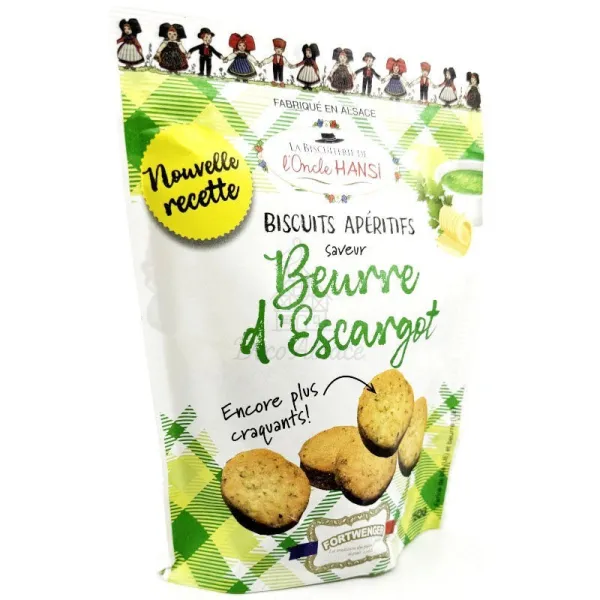 Biscuits Apéritif saveur Beurre d'Escargot