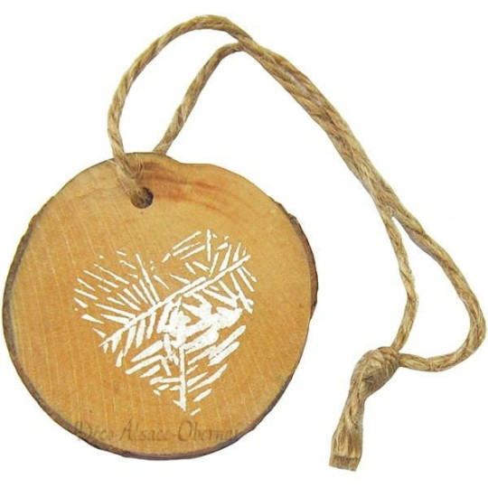 Tranche d'Arbre imprimé avec Cordelette