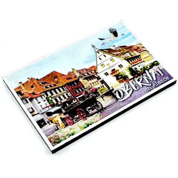 Obernai sparkling decorative magnet