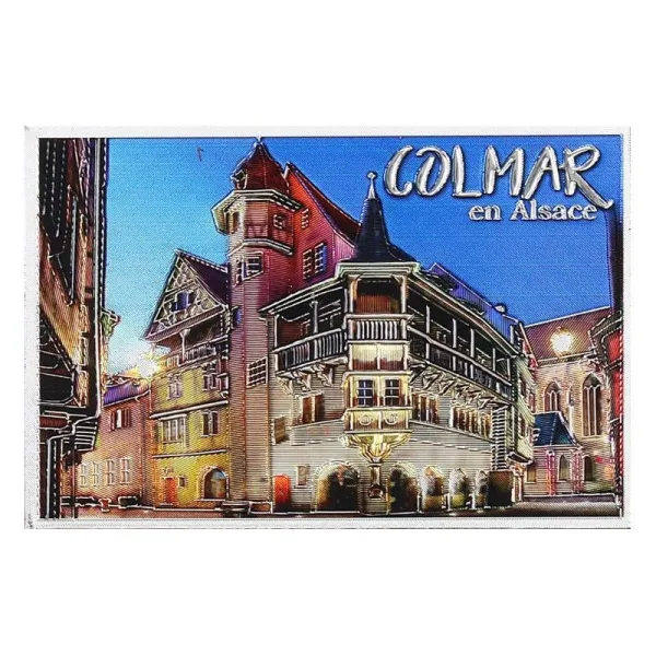 Colmar sparkling decorative magnet