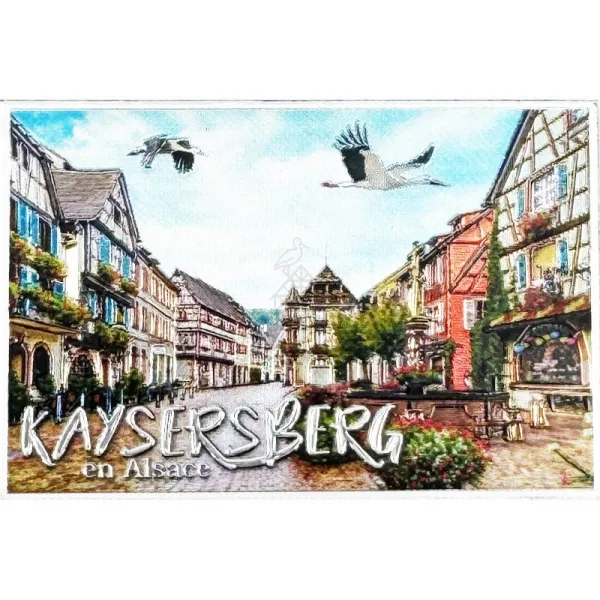Kaysersberg sparkling decorative magnet