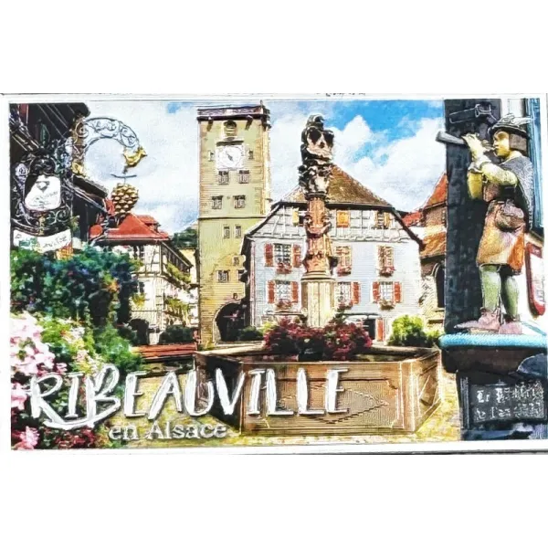 Ribeauvillé sparkling decorative magnet