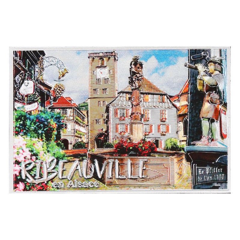 Ribeauvillé sparkling decorative magnet