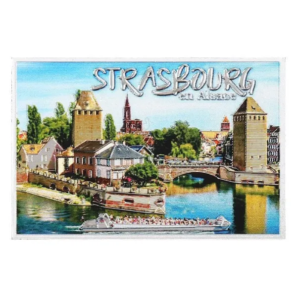 Strasbourg sparkling decorative magnet