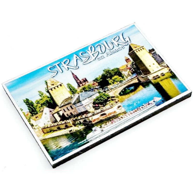 Strasbourg sparkling decorative magnet