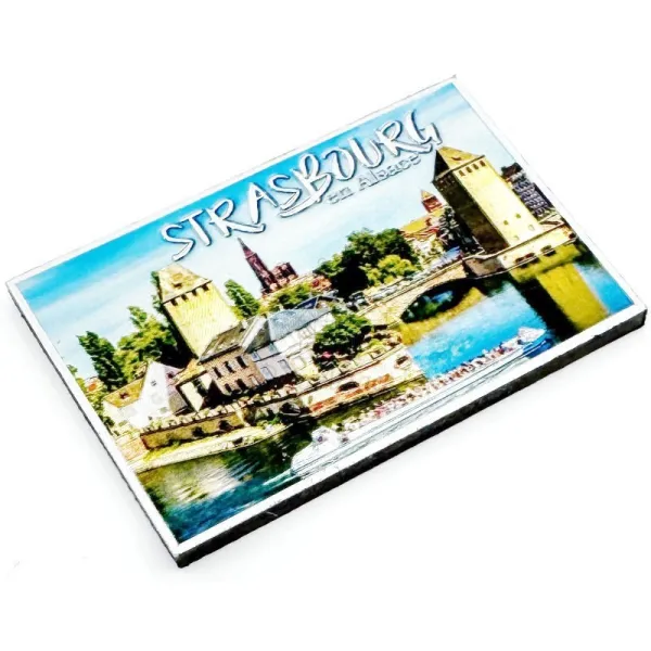 Glitzernder Ziermagnet Strasbourg