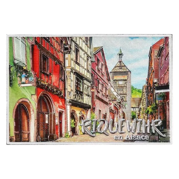 Riquewihr sparkling decorative magnet