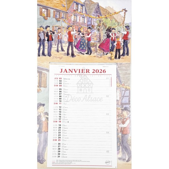 Calendar Ephemeris Enchanted Alsace Ratkoff 2026