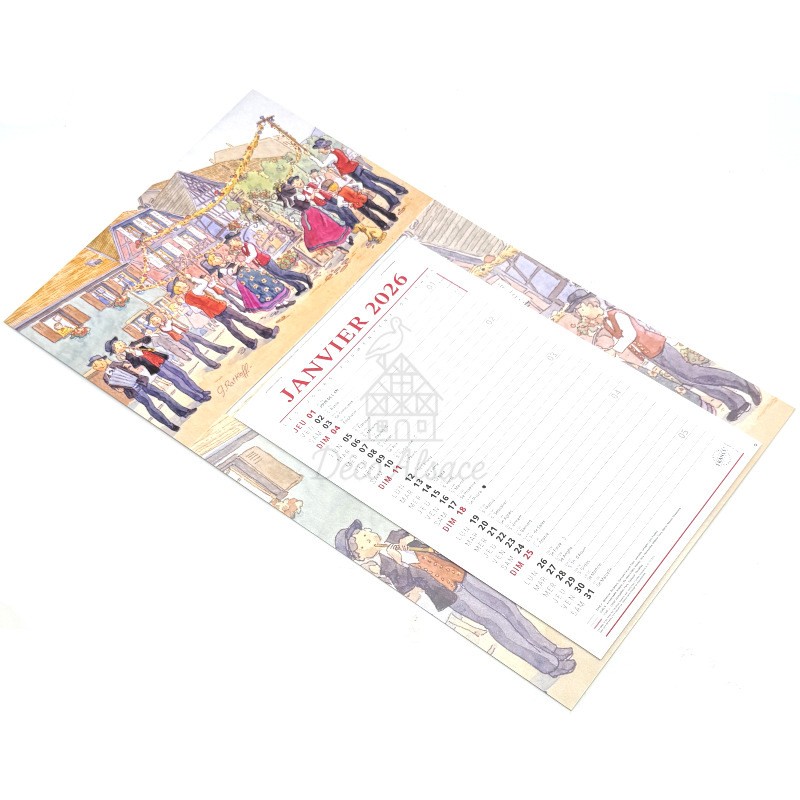 Calendar Ephemeris Enchanted Alsace Ratkoff 2026