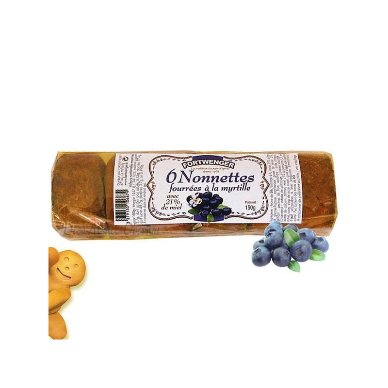 Nonnettes au Miel Fourrées à la Myrtille