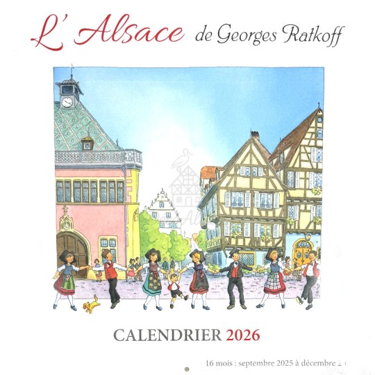 Calendar Enchanted Alsace Ratkoff 2026