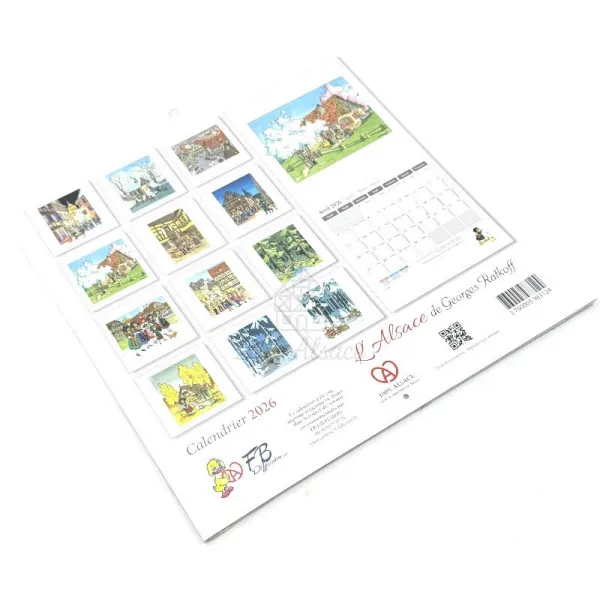 Calendrier L'Alsace Enchantée Ratkoff 2026