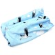 Alsatian Neck Gaiter with Storks and Blue Clouds