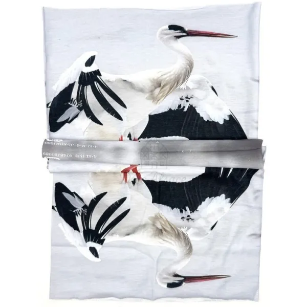 Tour de cou Alsacien Cigogne en vol