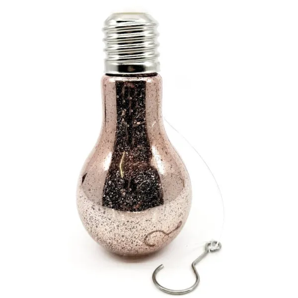 Large Decorative Glass Bulb with Mirror Finish and LED
