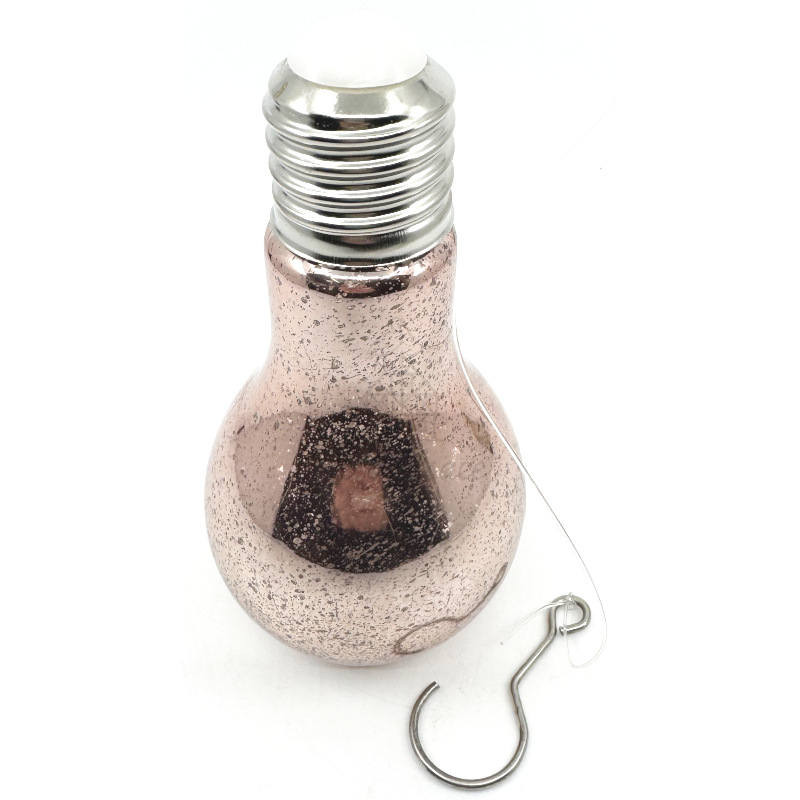 Large Decorative Glass Bulb with Mirror Finish and LED
